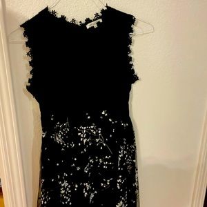 Black Misslook Lace sleeveless organza dress